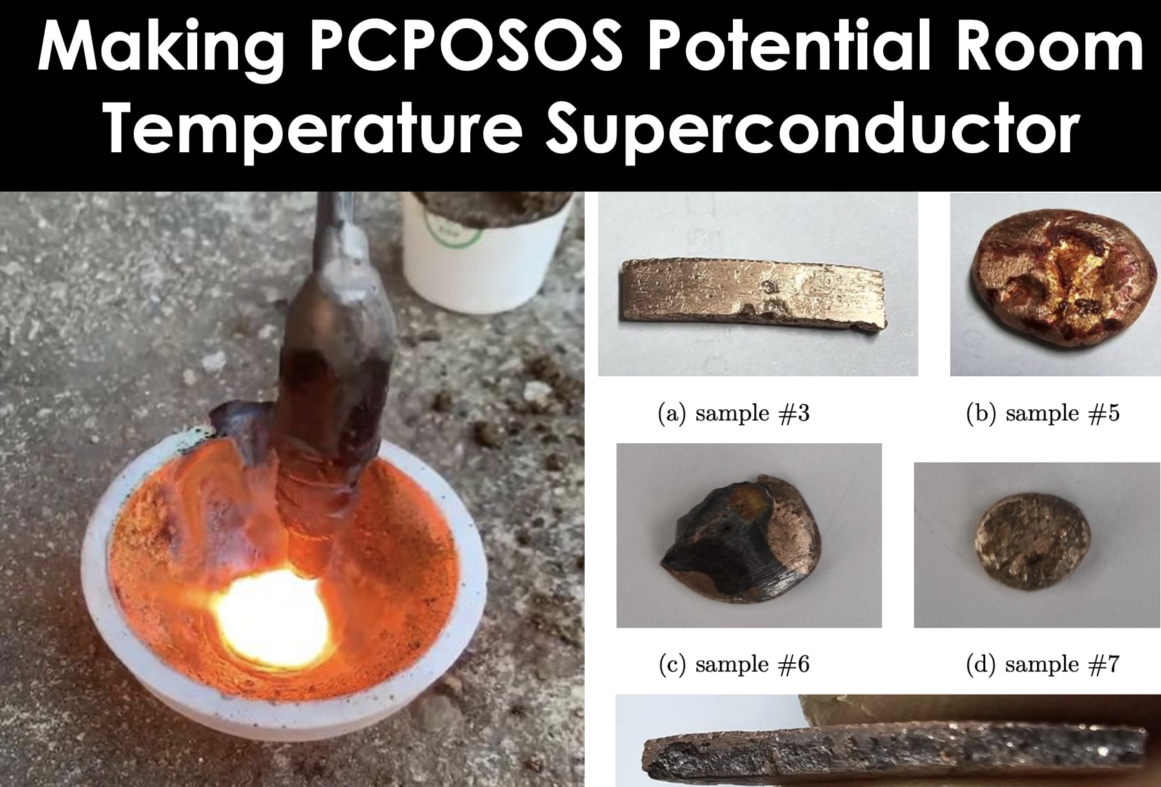 Korean SCT Lab Paper Partially Describes How to Make Potential Room Temperature Superconductor Pb-Cu-P-S-O