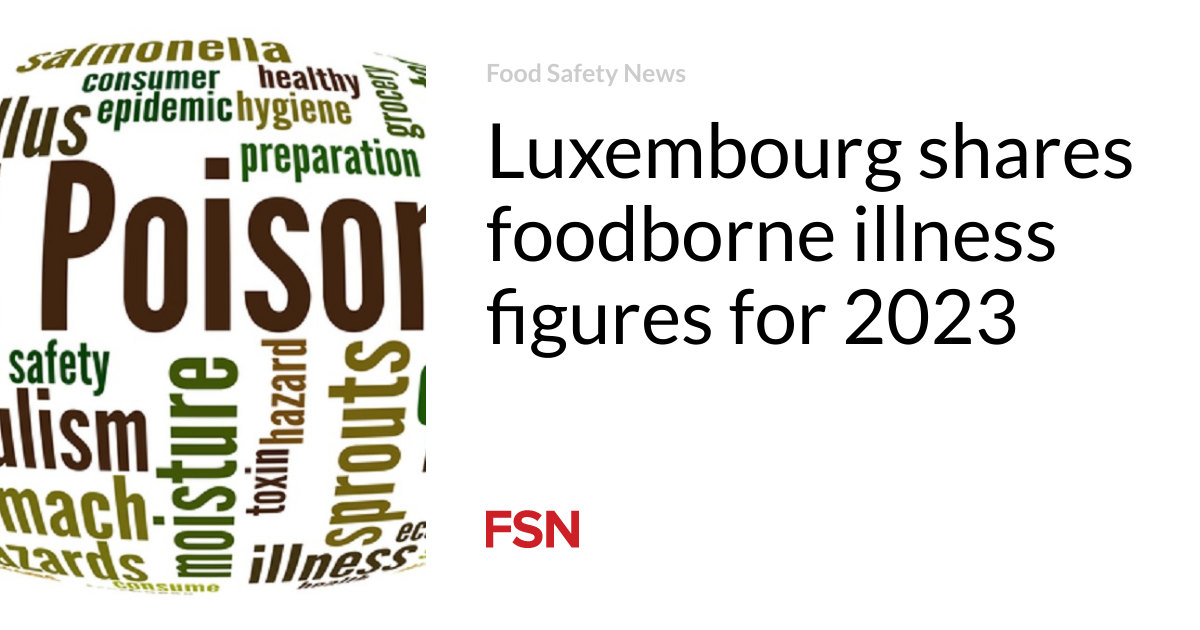 Luxembourg shares foodborne illness figures for 2023