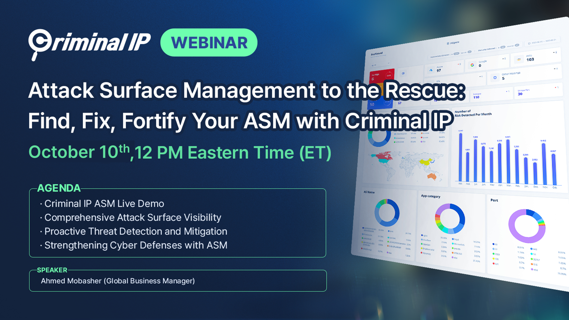 Webinar Announcement: Attack Surface Management to the Rescue – Find, Fix, Fortify Your ASM with Criminal IP