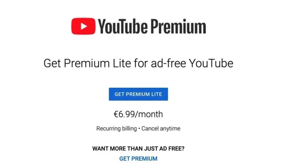 YouTube Premium Lite Resurrected Amid Ad Block Crackdown