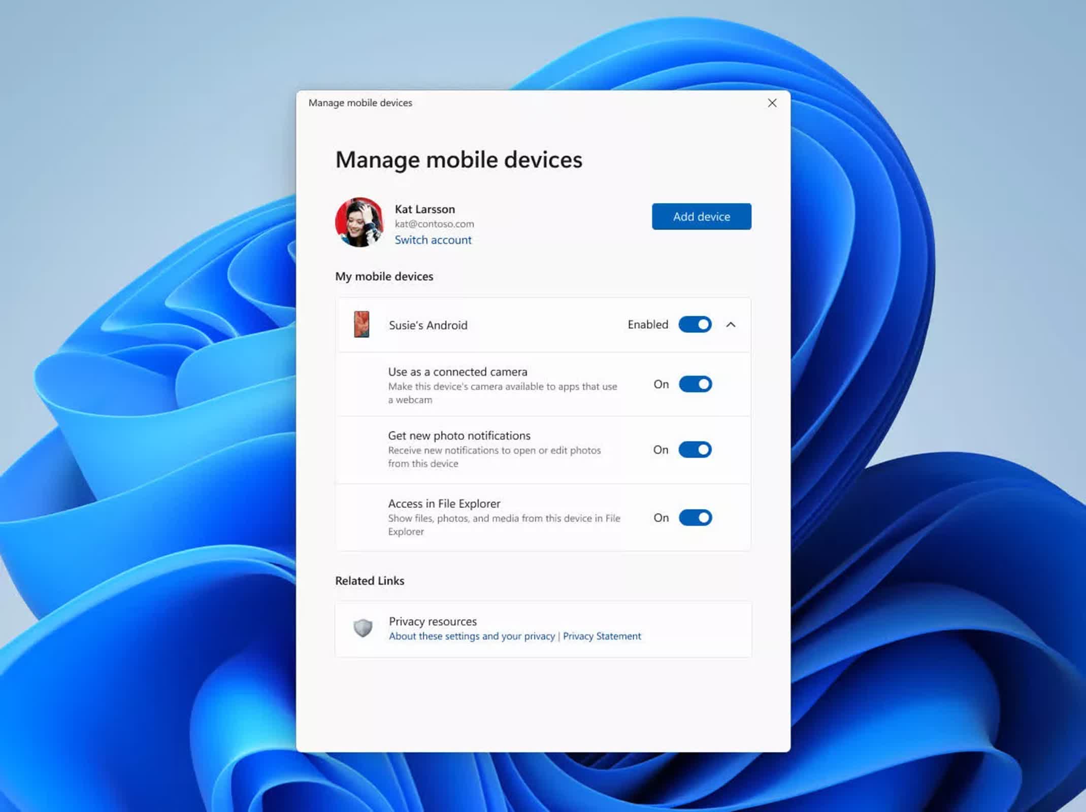 New integration lets Windows manage Android files wirelessly