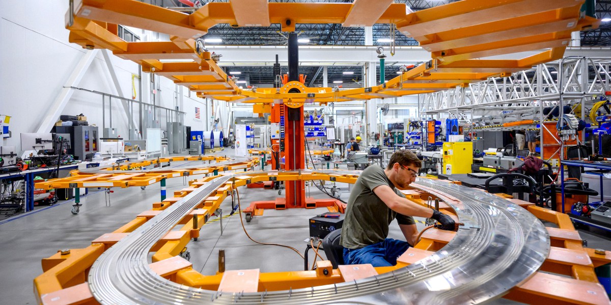 Inside a fusion energy facility