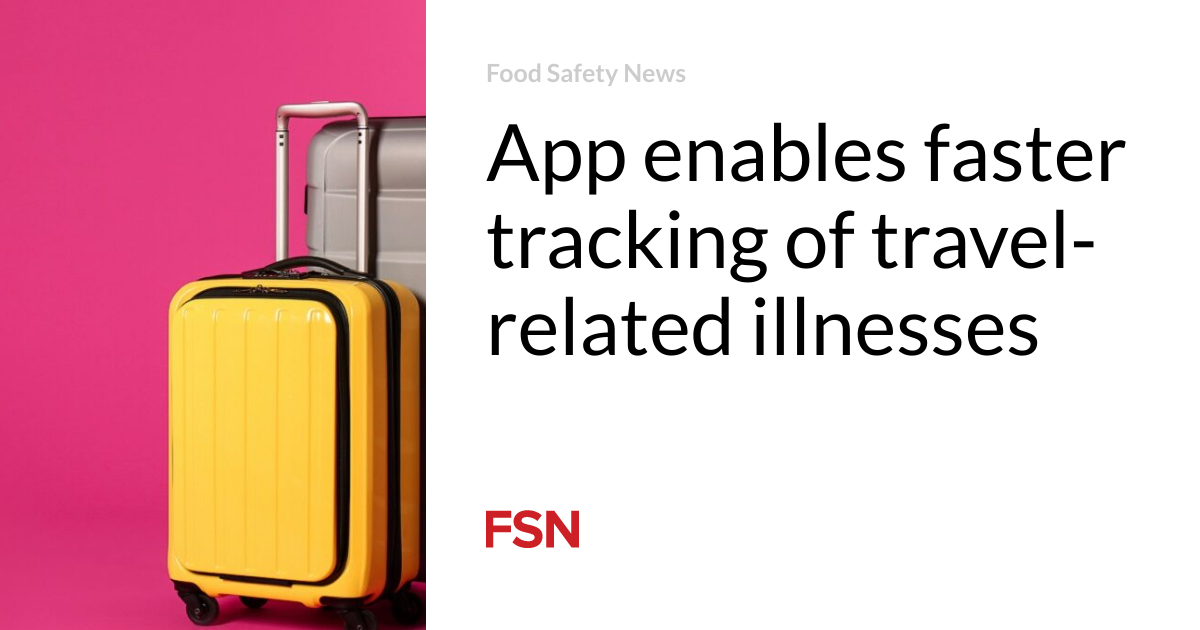 App enables faster tracking of travel-related illnesses