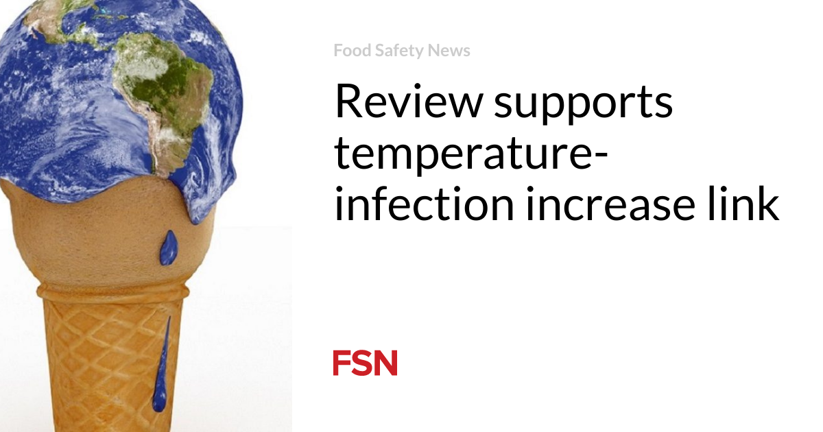 Review supports temperature-infection increase link