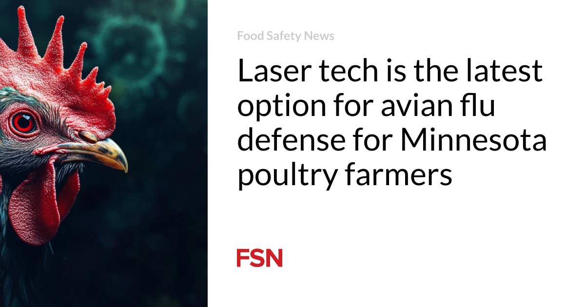 Laser tech is the latest option for avian flu defense for Minnesota poultry farmers